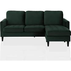 CosmoLiving by Cosmopolitan Strummer Green Sofa 81.6" 2pcs 3 Seater