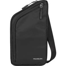 Travelon Väskor Travelon World Essentials Slim Crossbody-Tasche, schwarz Schwarz 43508-500