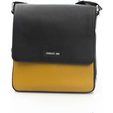 Herre - Multifarvet Skuldertasker Cerruti Cerruti 1881 Yellow Leather Messenger Bag Yellow ONESIZE