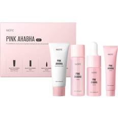 Ácido BHA Cajas de regalo y Sets Nacific Pink AHA BHA Skincare Kit 4 Pieces Travel Trial Kit