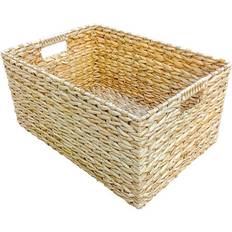 RED HAMPER Water Hyacinth Storage Basket