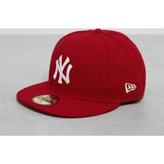 Blanco - Mujer Ropa New Era 59Fifty MLB Basic York Yankees Cap - Scarlet/White