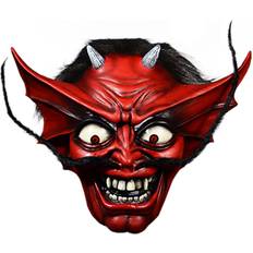 Halloween Máscaras para la Cabeza Trick or Treat Studios Iron Maiden Number of the Beast Devil Adult Latex Costume Mask