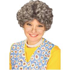 Argento Parrucche Corte Forum Novelties Burnett Mama Old Lady Adult Grey Costume Wig