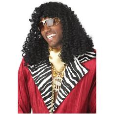 Halloween - Herren Perücken Rick James Wig Black