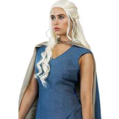 Women Long Wigs Dragon Queen Wig White