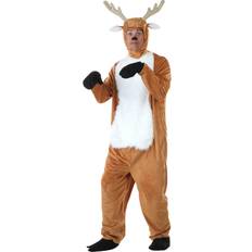 Deer Costume for Adults Black/Brown/Gray/White