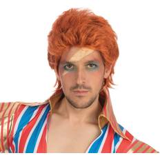 Forum Novelties 70s rock legend orange wig fancy dress accessory