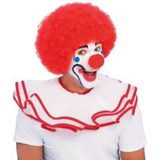 Cheap Short Wigs Rubie's Adult Popular Price Classic Clown Wig, Red, One