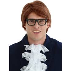 Halloween Perruques Longues Franco 60s Swinger Deluxe Wig for Adults Austin Powers Costumes