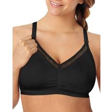 3XL Maternity & Nursing Wear Playtex Nursing Shaping Foam Wire Free Lace Bra Black