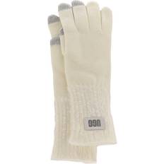 White - Women Mittens UGG Women's Plush Knit Glove Nimbus