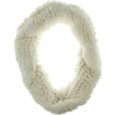 Rayon - Women Accessories Steve Madden faux-fur plush infinity scarf ivory