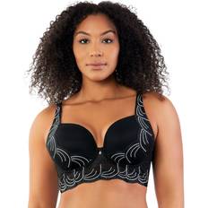 Parfait Pearl Longline Plunge Bra Black