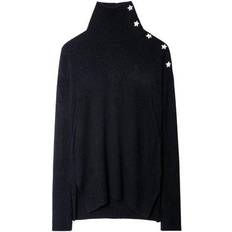 Cachemire - Femme Pulls Zadig & Voltaire Alma Jewelled Jumper - Black