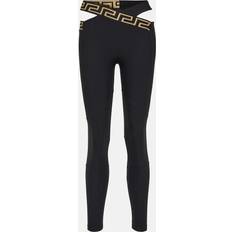 Versace Tights Versace Leggings Greca Schwarz