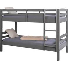 Letti a Castello Inter Link Lavius Divisibile In 2 Letti Singoli 90x200 Pino Tinto Grigio Letto a Castello