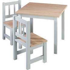 Gris Ensembles de meubles Roba Ensemble Table + 2 Chaises Enfants Woody