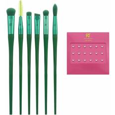 Grün Make-up-Pinsel Real Techniques Set mit Schminkbürsten Nectar Pop So Jelly grün 7 Stücke