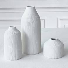 Kate Aspen Boho Ceramic Bud Set of 3 Vase