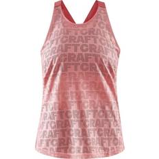 Rosa Singleter Craft Core Charge Logo Singlet W - Coral