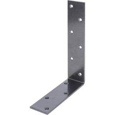 Negro Postes de valla Alberts Escuadra Para Vigas Duravis 240 x 160 x 50 mm Acero Diamante Negro