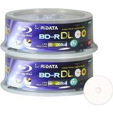 RiData Blu-ray BD-R DL Dual Layer 6X 50GB (50 Pack)