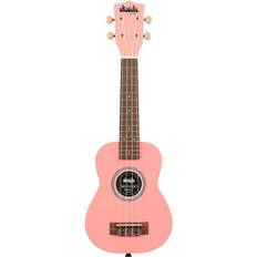 Pink Ukuleles Kala Ukadelic Soprano Ukulele Flamingo