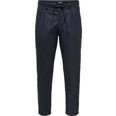 Unisex - W29 Hosen Only & Sons Leo Chino Hose Blau