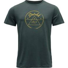 Brons - Man T-shirts Devold 1853 T-Shirt - Groen