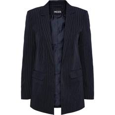 XL Blazers Pieces Blazer Oversize Fit Revers À Encoche - Bleu