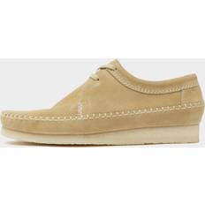 Clarks beige Clarks Weaver Suede Shoes Maple