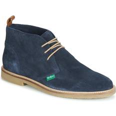 Bleu - Homme Bottines en Dentelle Kickers Bottillons Cuir Taille - Bleu