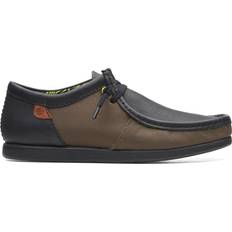 Grün Loafers Clarks Herren Shacrelite Moc Oxford, Dunkelgrüner Textil