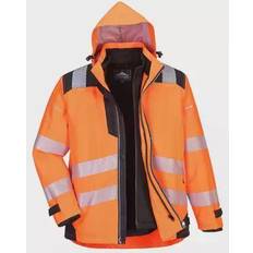 Work Clothes Portwest PW3 Hi-Vis 3-in-1 Jacket - Orange/Black