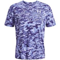 Under Armour Herren ABC Camo Kurzarm-Oberteil Sonar Blau Weiß