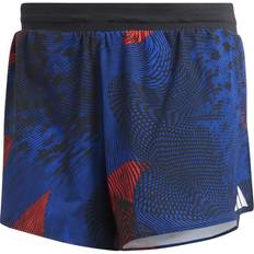 Laufen - Mehrfarbig Shorts Adidas Adizero Split Shorts Men - Multicolor/Black/Bright Red/Lucid Blue