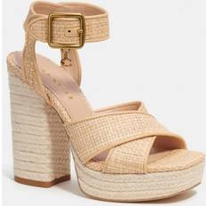 Coach Zapatos Coach Women's Nelly Raffia Platform Sandals