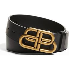 Balenciaga Belts Balenciaga BB Large Belt Calfskin - Black