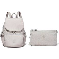 Grey - Unisex Crossbody Bags Kipling CITYRUCKSACK grau Nylon