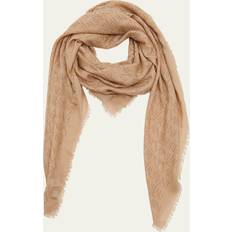 Natural Scarfs Saint Laurent Grand Carre Modal & Cashmere Scarf