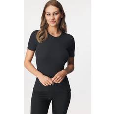 Pieces T-shirt Schwarz Regular Fit für Damen