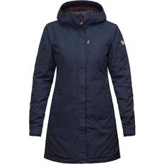 Kiruna parka w Fjällräven Kiruna Padded Parka W - Dark Navy