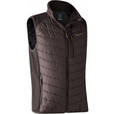 Deerhunter Moor Padded Waistcoat with Knit - Dark Prune