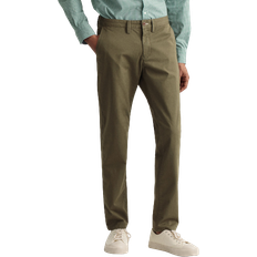 Racing green Gant Hallden Slim Fit Twill Chinos - Racing Green