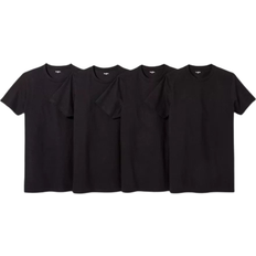 Goodfellow & Co Men's Short Sleeve Crew-Neck T-shirt 4-pack - Black