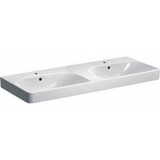 Waschbecken & Handwaschbecken Geberit Smyle Square Doppelwaschtisch 120 x 48 cm