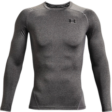 Under Armour Elastano/Lycra/Spandex Camisetas Térmicas Under Armour Men's Heatgear Long Sleeve Top - Carbon Heather/Black