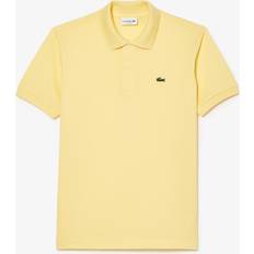 Lacoste Yellow Polo Shirts Lacoste Original L.12.12 Small Piqué Polo Shirt - Yellow