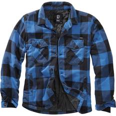 Brandit Lumber Jacket - Black/Blue Gingham